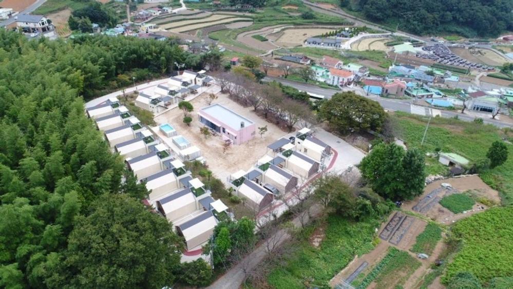 Namhae Siseon Glamping Pension Exterior foto